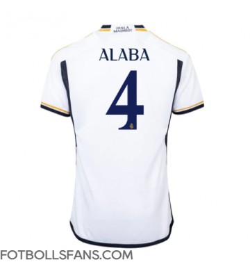 Real Madrid David Alaba #4 Replika Hemmatröja 2023-24 Kortärmad